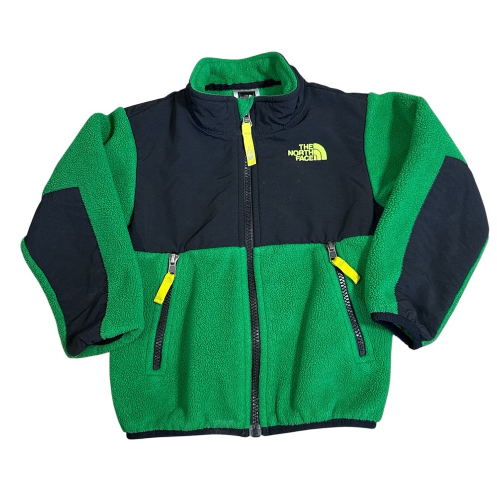 The North Face Kids Green & Black Fleece Jacket